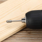 Hard alloy high-speed steel rotary drill bit kit with 20 wood carving drill bits, suitable for DIY woodworking, carving, engraving In Australia - Darrahopens