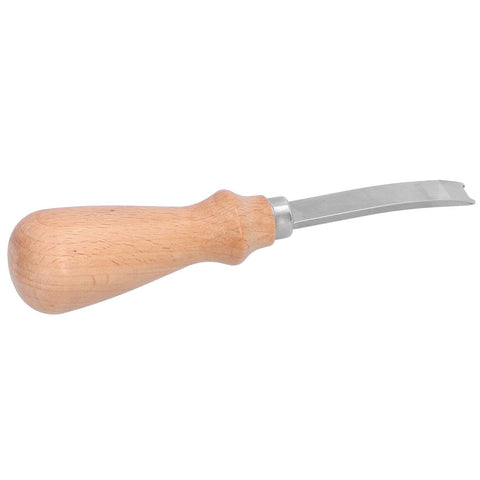 Leather tools, wooden knives with wooden handles, used for oblique cutting of stainless steel wide shoveling leather In Australia - Darrahopens
