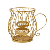 Mug Shape Coffee Capsule Storage Basket Organizer for for Coffee Station Bar Decor Restaurant Tea Room Kitchen Countertop