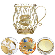 Mug Shape Coffee Capsule Storage Basket Organizer for for Coffee Station Bar Decor Restaurant Tea Room Kitchen Countertop
