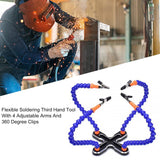 Professional Soldering Aid Helping Hand With Four Flexible Arms And Rotatable Alligators Clips For Craftsmanships In Australia - Darrahopens