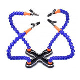 Professional Soldering Aid Helping Hand With Four Flexible Arms And Rotatable Alligators Clips For Craftsmanships