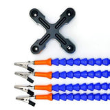 Professional Soldering Aid Helping Hand With Four Flexible Arms And Rotatable Alligators Clips For Craftsmanships In Australia - Darrahopens