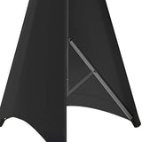Speaker bracket cover, speaker tripod bracket cover, skirt strap, 360 degree cover for speaker lighting, black tripod bracket