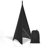 Speaker bracket cover, speaker tripod bracket cover, skirt strap, 360 degree cover for speaker lighting, black tripod bracket