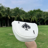 Golf club cover with ball shaped push rod, magnetic club protector, golf club cover factory push rod cover