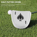 Golf club cover with ball shaped push rod, magnetic club protector, golf club cover factory push rod cover