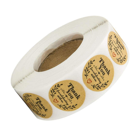 Stickers, party bags, sealed stickers, packaging stickers, thank you, sealed stickers, labels, Thanksgiving stickers