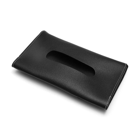 Car sun visor tissue, leather cover, car interior sunshade, sun visor, drawstring cover, car armrest box, tissue box In Australia - Darrahopens