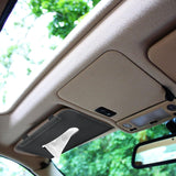 Car sun visor tissue, leather cover, car interior sunshade, sun visor, drawstring cover, car armrest box, tissue box In Australia - Darrahopens