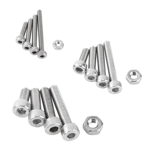 535PCS  304 Stainless Steel M2 M3 M4 Hex Socket Kits Flat Head Screws and Nuts Assrotment Set for Fasteners In Australia - Darrahopens