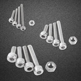 535PCS  304 Stainless Steel M2 M3 M4 Hex Socket Kits Flat Head Screws and Nuts Assrotment Set for Fasteners In Australia - Darrahopens
