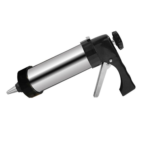Cookie Press for Baking, Stainless Steel  Cookie Press, Cookie Press Gun Kit with 8 Cookie Press Discs and 8 Icing Tips In Australia - Darrahopens