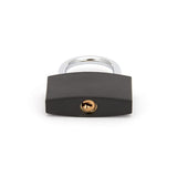 2pcs Black small lock with two keys, toolbox key lock, mini waterproof dormitory padlock, luggage bag key padlock