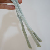 4pcs，Ins Grey Simulation Plant Silver Leaf Chrysanthemum Plush Sheep Horn Leaf Home Decoration Ornament Versatile