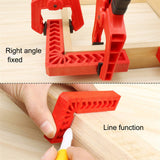 3pcs 90 degree positioning square plastic clamping square right angle fixture woodworking tool auxiliary locator In Australia - Darrahopens