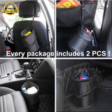 Car debris bin, interior supplies, car seat back hanging garbage bag, 16 * 20CM car creative garbage bin