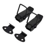 2pcs，Universal Black Car Bumpers Trunk Hatch Lids Release Fasteners Kit Hood Pin Lock Clasp Clip Kit for Car Vehicle