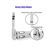 316 Stainless Steel Flush Door Hinges with Screws, Marine Grade Heavy Duty Hinges, Mirror Polished Hinges for Boats, Yachts In Australia - Darrahopens