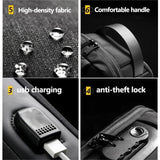 Men's Shoulder Bag Waterproof Men's Crossbody Bag Anti-theft Short Travelling Crossbody Bag Designer Chest Bag