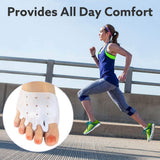 Silicone five hole forefoot pad half size pad massage five toe honeycomb forefoot pad anti pain shock-absorbing sole pad In Australia - Darrahopens