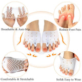 Silicone five hole forefoot pad half size pad massage five toe honeycomb forefoot pad anti pain shock-absorbing sole pad In Australia - Darrahopens