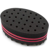 2pcs Small Holes Hair Sponge for Twists and Dreads Barber Afro Wave Nappy Curling Sponge Brush for Curls Women Men Natural Hair In Australia - Darrahopens