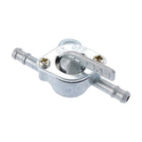 Off road motorcycle beach bike fuel tank with two gasoline valves, one inlet and one outlet switch, oil circuit valve