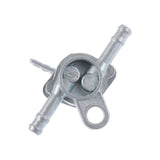 Off road motorcycle beach bike fuel tank with two gasoline valves, one inlet and one outlet switch, oil circuit valve