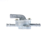 Off road motorcycle beach bike fuel tank with two gasoline valves, one inlet and one outlet switch, oil circuit valve