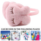 Fluffy Ear Muff for Women Plush Foldable Earmuffs Kids Winter Earmuffs Girls Boys Cold Weather Ear Warmer In Australia - Darrahopens