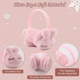 Fluffy Ear Muff for Women Plush Foldable Earmuffs Kids Winter Earmuffs Girls Boys Cold Weather Ear Warmer In Australia - Darrahopens