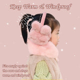 Fluffy Ear Muff for Women Plush Foldable Earmuffs Kids Winter Earmuffs Girls Boys Cold Weather Ear Warmer