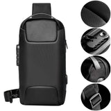 Mens Anti Theft Sling Backpack for Men Women Sling Bag Chest Crossbody Shoulder Bags Casual Daypack with USB Charging Port Black In Australia - Darrahopens