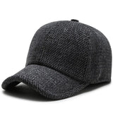 Autumn and winter hats for men, middle-aged and elderly people, woolen hats, baseball caps, duckbill caps for warmth In Australia - Darrahopens