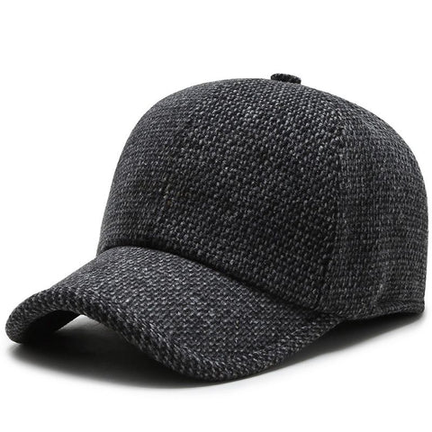 Autumn and winter hats for men, middle-aged and elderly people, woolen hats, baseball caps, duckbill caps for warmth In Australia - Darrahopens
