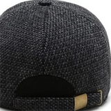 Autumn and winter hats for men, middle-aged and elderly people, woolen hats, baseball caps, duckbill caps for warmth