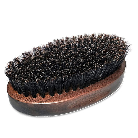 Boar Bristle Beard Brush for Men Made By Wood,  Classical Wood Walnut Style Handle, Beard Straightener Brush Make Beard Soften Clean In Australia - Darrahopens