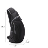 Crossbody bag, men's chest bag, waterproof travel sports crossbody bag, mountain climbing mobile phone bag In Australia - Darrahopens