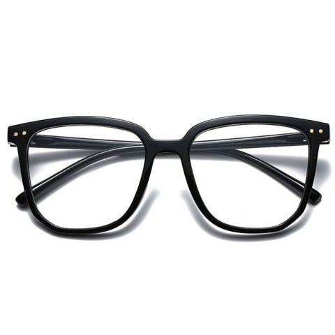 Retro eyeglass frame, fashionable and plain frame, large square frame, irregular frame, decorative decoration In Australia - Darrahopens