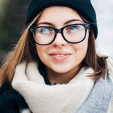 Retro eyeglass frame, fashionable and plain frame, large square frame, irregular frame, decorative decoration