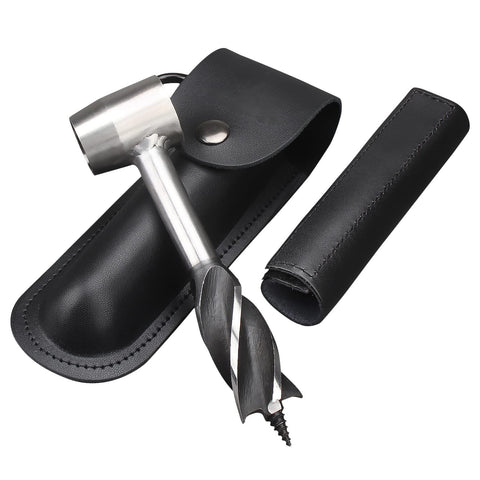 Jungle survival equipment, woodworking hand drill drilling tool, outdoor hand drill bit, support roller drill set In Australia - Darrahopens