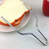 Slicer Stainless Steel Non-Stick Cheese Slicing Tool Handle Butter Slicer Kitchen DIY Baking Supplies, Silver In Australia - Darrahopens