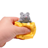 Cheese toys, squeeze cheese, mouse, pressure ball, cheese toys, anxiety relief, sensory toys, mouse toys