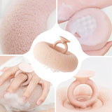 Super Soft Sunflower Suction Cup Bath Ball,2-in-1 Sunflower Bath Ball Exfoliating Bath Sponge Cleaning Brush In Australia - Darrahopens
