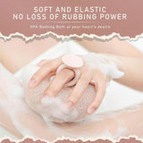Super Soft Sunflower Suction Cup Bath Ball,2-in-1 Sunflower Bath Ball Exfoliating Bath Sponge Cleaning Brush