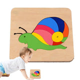 Wooden animal puzzle | Early learning animal puzzle | Colorful wooden animal puzzle educational toys for preschool In Australia - Darrahopens