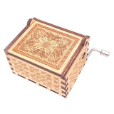 Chain music box, hand cranked woodcut music box, wooden hand cranked music box, eight tone box, toy, retro carving In Australia - Darrahopens