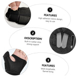 Tendon sheath protection, wrist protection, breathable strap, black left and right universal fixed, thumb protection In Australia - Darrahopens