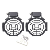 Motorcycle fog lamp protective cover fog lamp cover headlamp protective  headlamp protective cover (black)